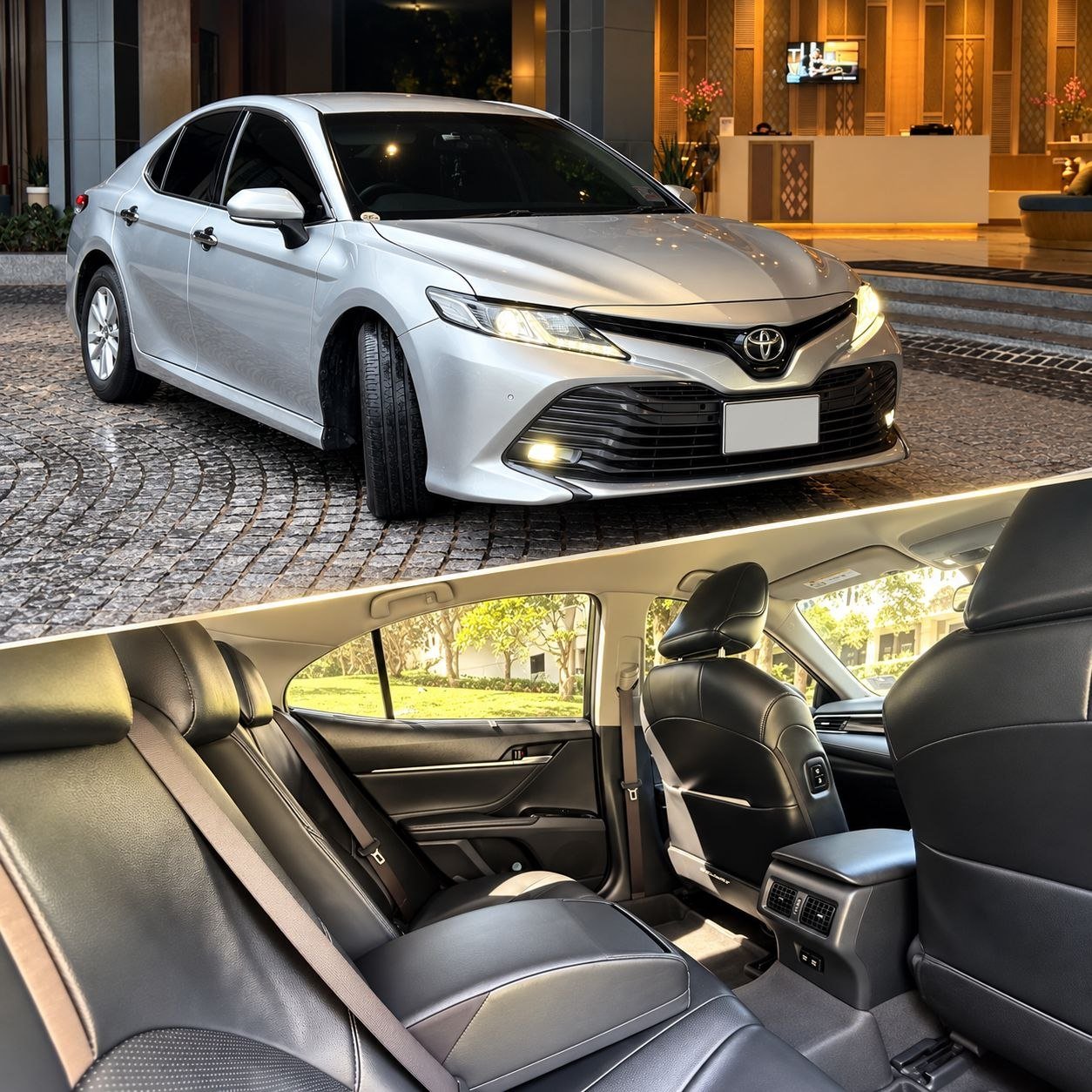 Toyota Camry รถเหมาพร้อมคนขับ