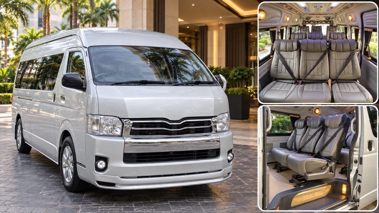Toyota Commuter รถตู้เหมาพร้อมคนขับ